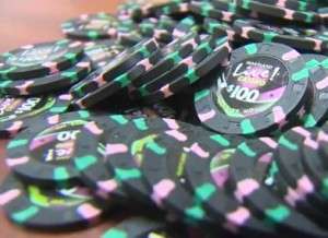 Some of the fake chips being passed at Maryland Live! (Source: WBAL.com)