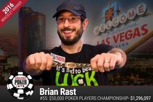 Brian Rast - 2016 WSOP Image credit: WSOP.com