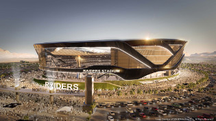Rendering of proposed Las Vegas Raiders stadium